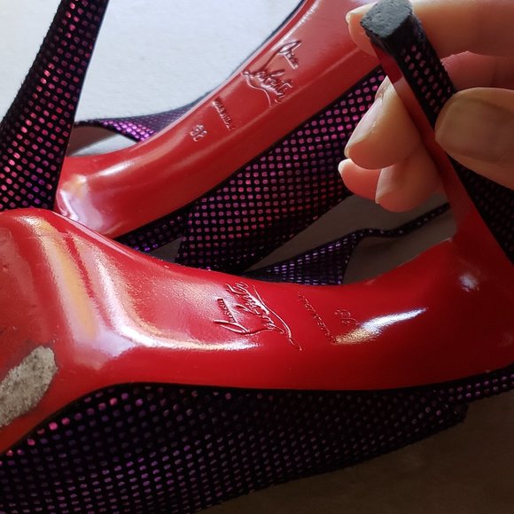 Christian Louboutin Prive 120 slingback - Picture 6 of 10